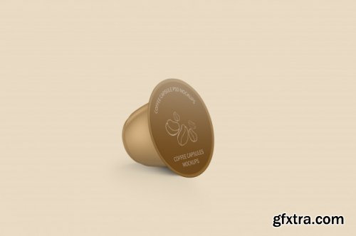 Coffee capsule mockup