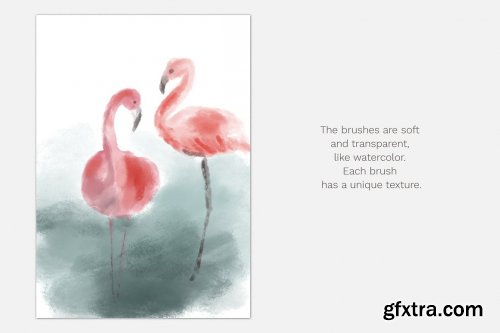 CreativeMarket - Soft texture brushes for Procreate 4497260