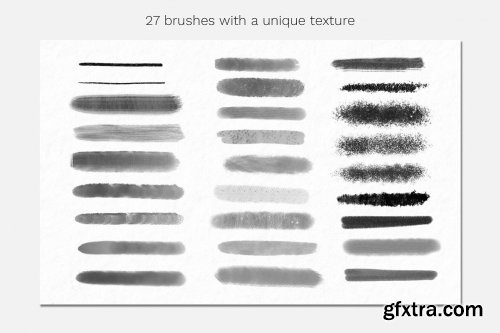 CreativeMarket - Soft texture brushes for Procreate 4497260