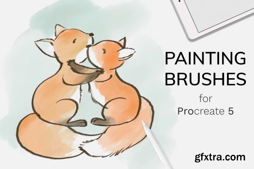 CreativeMarket - Soft texture brushes for Procreate 4497260