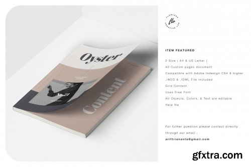 CreativeMarket - Oyster Fashion Design Portfolio 5195583