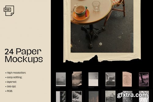 Textured Paper Mockups 