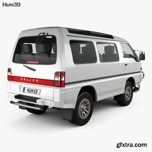 Mitsubishi Delica Star Wagon 4WD 1986 3D model