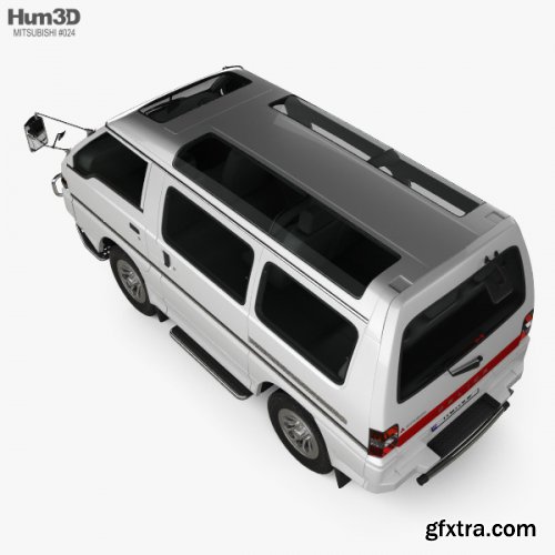 Mitsubishi Delica Star Wagon 4WD 1986 3D model