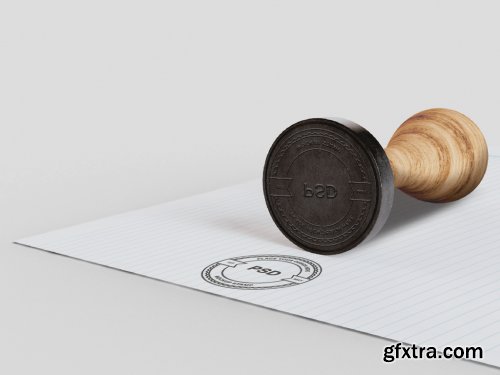 Logo Stamp Mockup 
