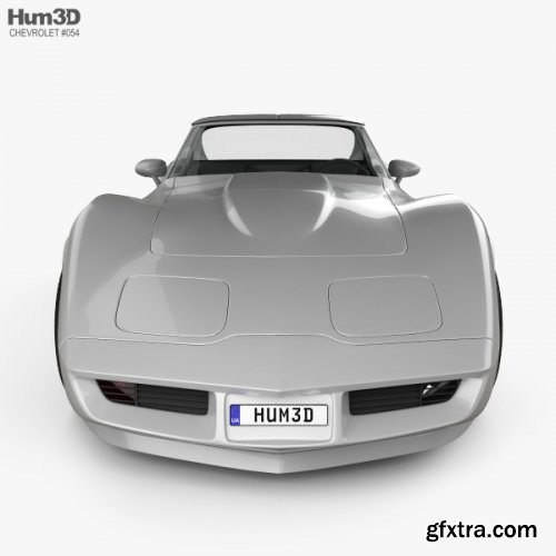 Chevrolet Corvette Stingray (C3) Coupe 1974 3D model