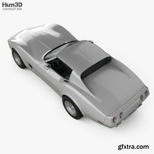 Chevrolet Corvette Stingray (C3) Coupe 1974 3D model