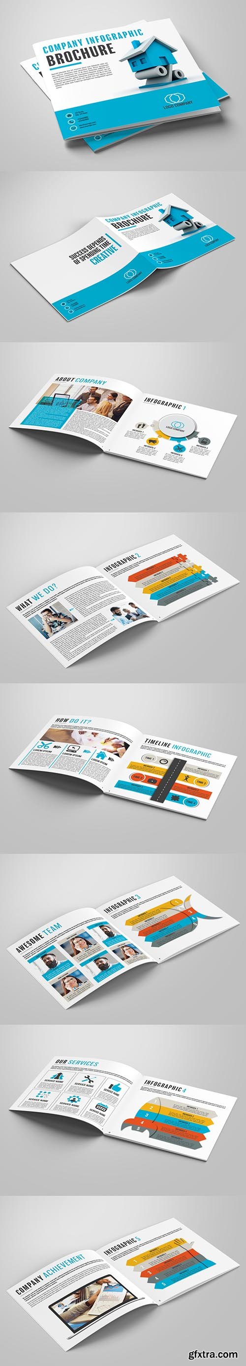 Infographic Brochure Layout 204406784