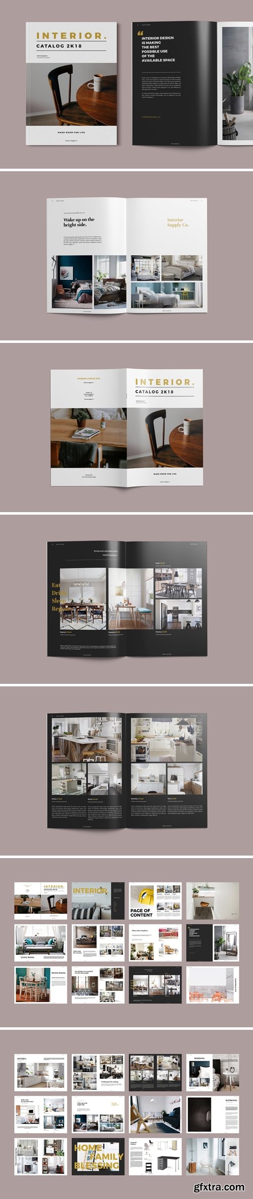 Interior - Furniture Catalog Brochure Template