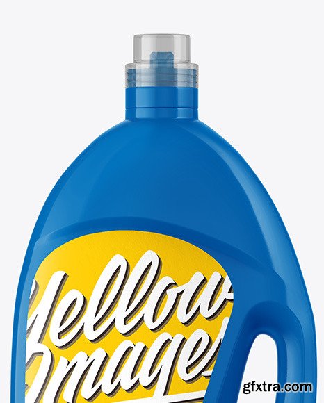 Glossy Detergent Bottle Mockup 63863