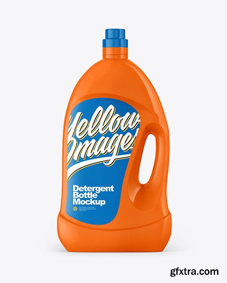 Glossy Detergent Bottle Mockup 63863