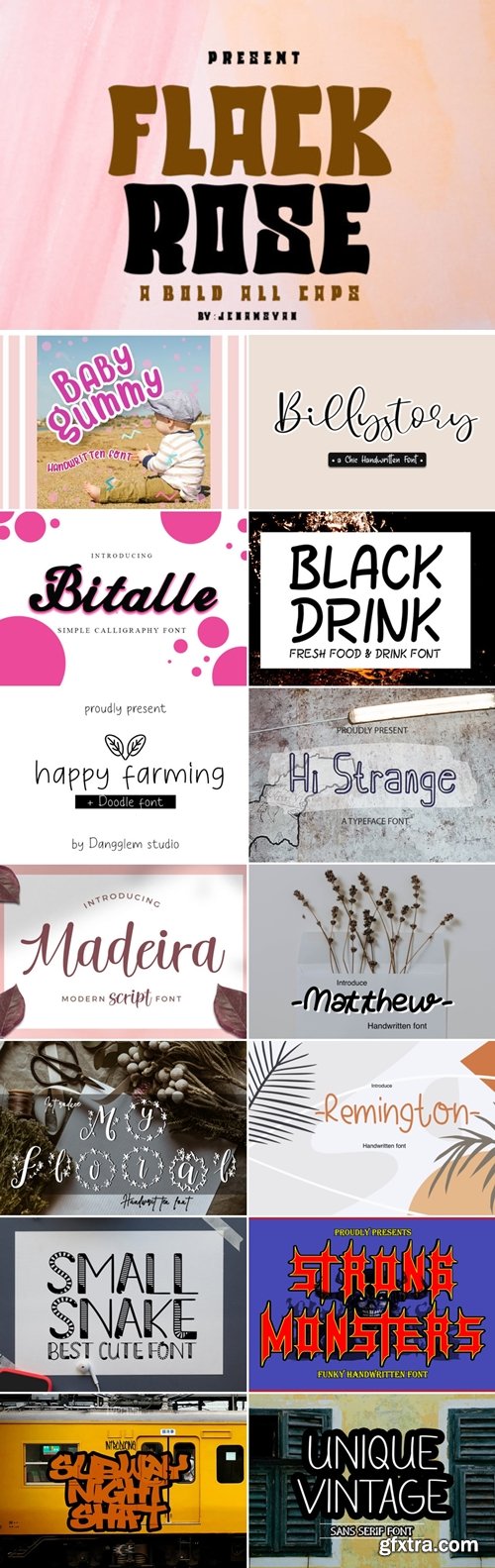 The Lovely Spring Font Bundle 3