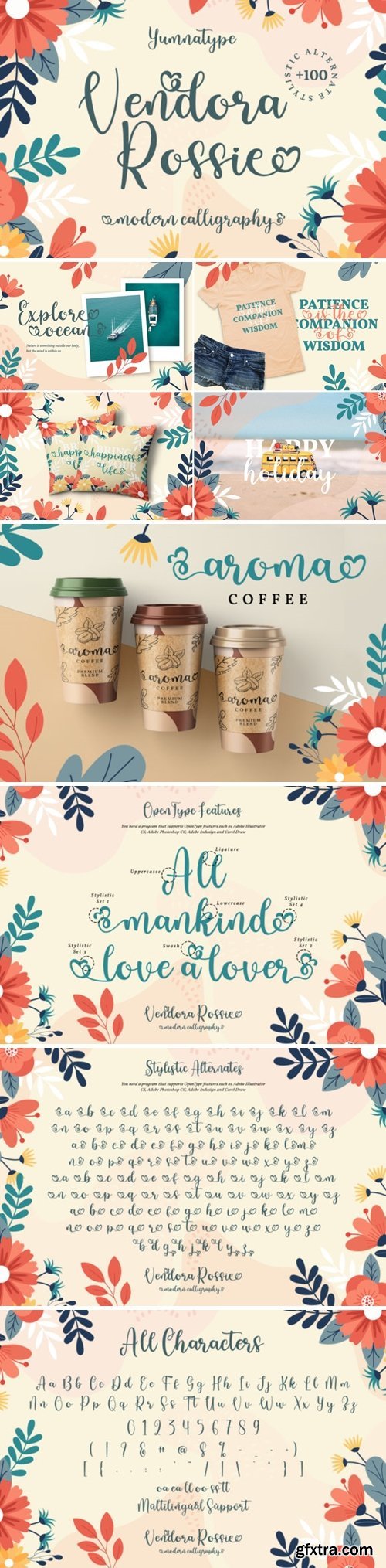 Fontbundles - Vendora Rossie Font 765267