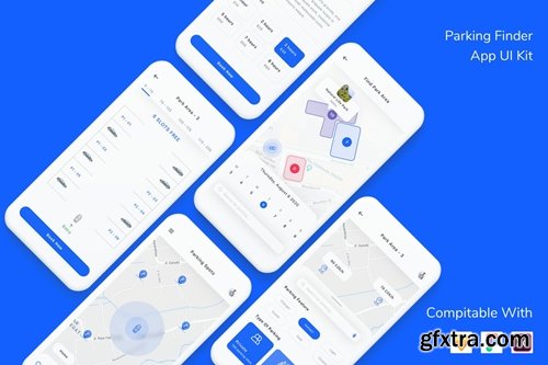 Parking Finder App UI Kit
