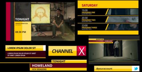 Videohive - Channel X Broadcast Package