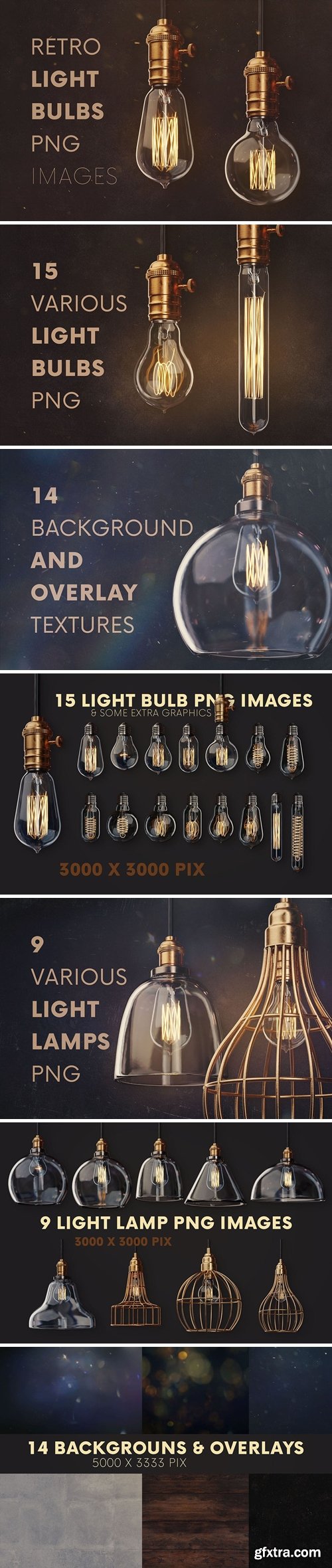 Retro Light Bulbs & Lighting Graphics 5242319