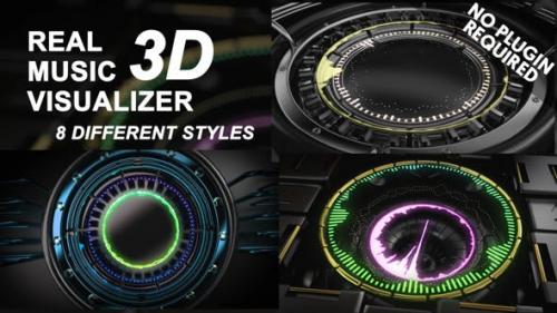 Videohive - Real 3D Music Visualizer
