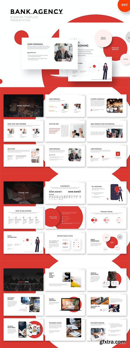 Bank Agency Powerpoint, Keynote, Googleslides