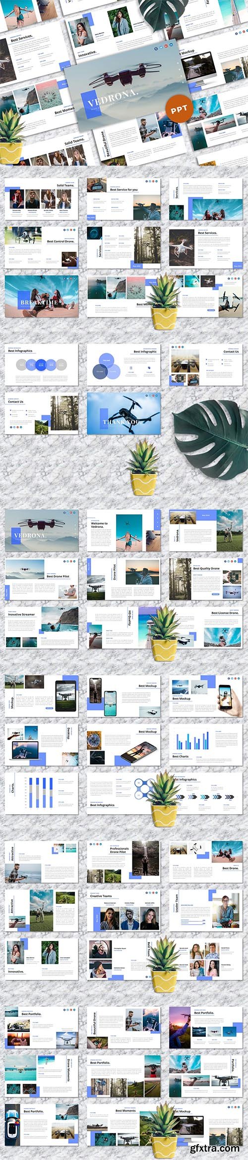 Vedrona - Drone & Photography PowerPoint Template Vedrona - Drone & Photography PowerPoint Template