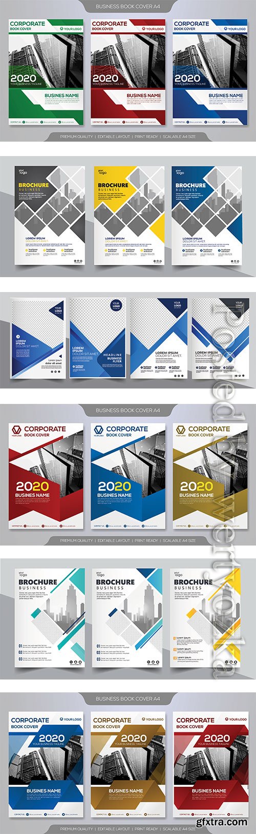 Business book cover template design Business book cover template design