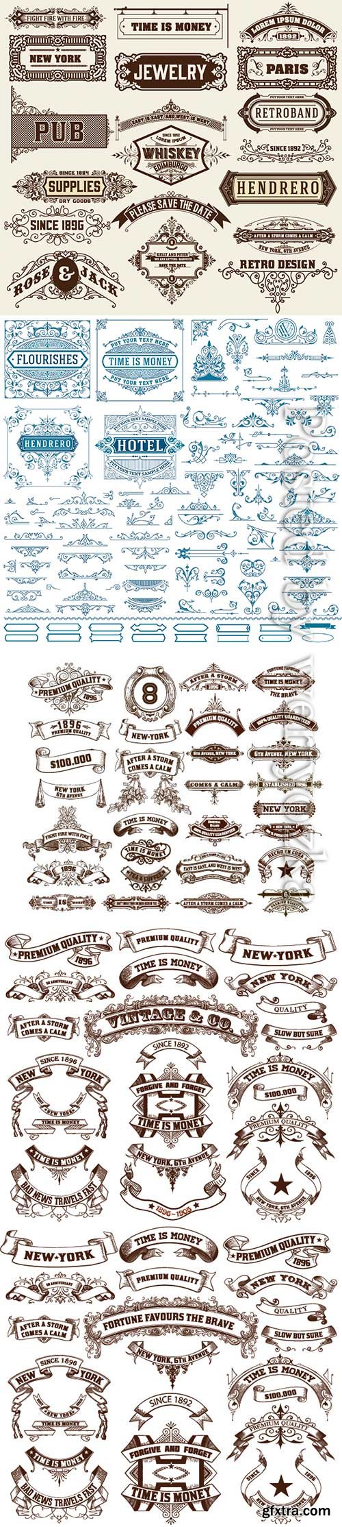 Vintage resources for invitations, banners, posters