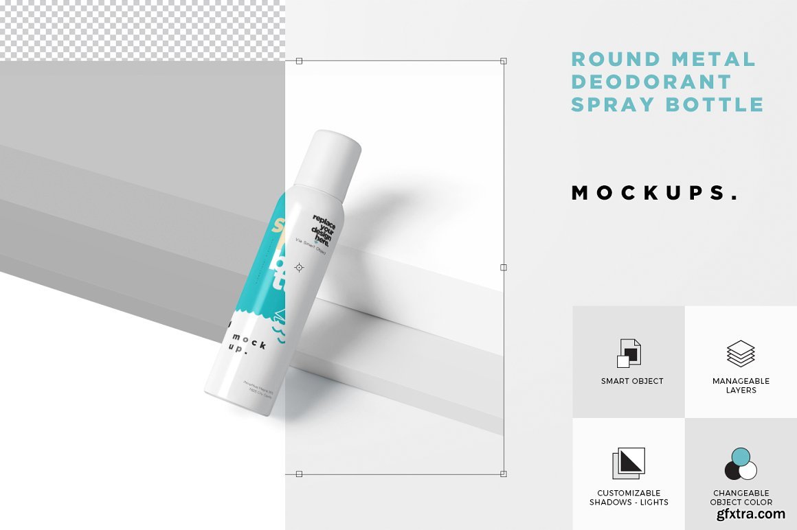 CreativeMarket Metal Deodorant Spray Bottle Mockups 4711343 » GFxtra
