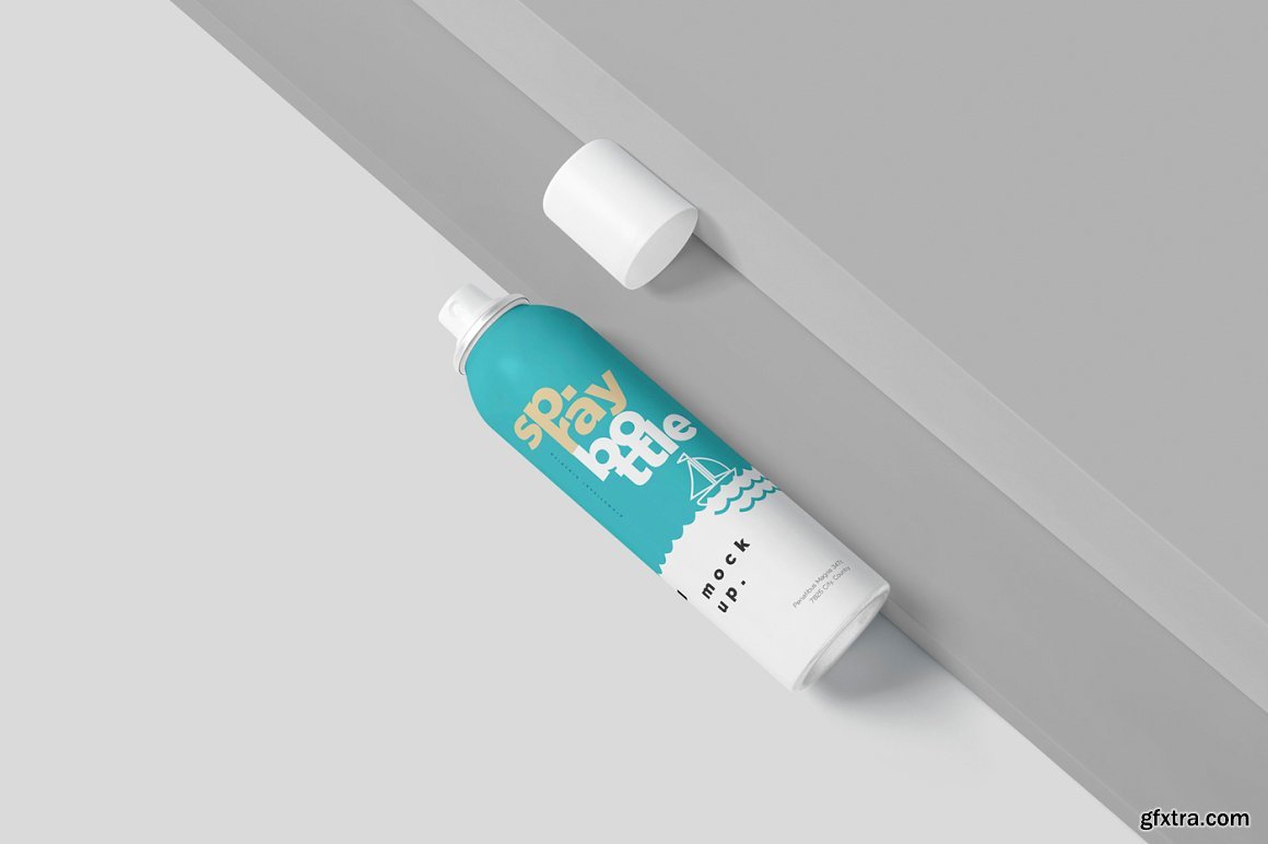 CreativeMarket Metal Deodorant Spray Bottle Mockups 4711343 » GFxtra