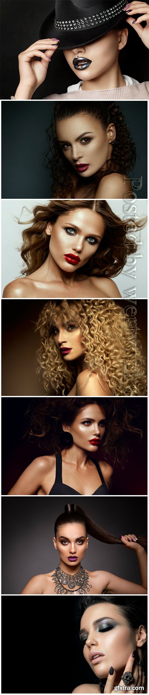 Beautiful woman with perfect makeup