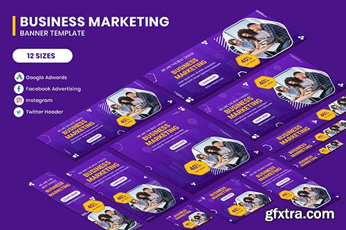 Business Marketing Adwords Banner Template