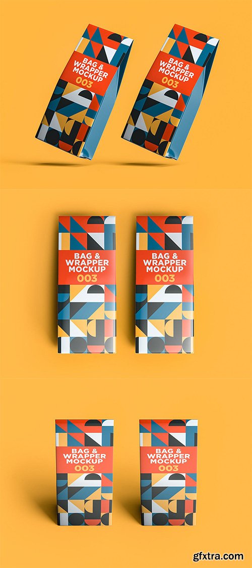 Bag & Wrapper Mockup 003