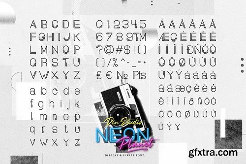 CM - Neon Planet - Font Duo 5247597