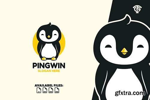 Pingwin - Logo Mascot
