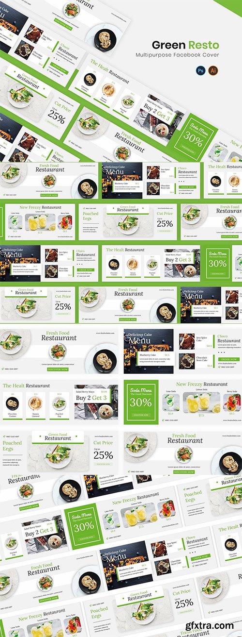 Green Resto Facebook Cover
