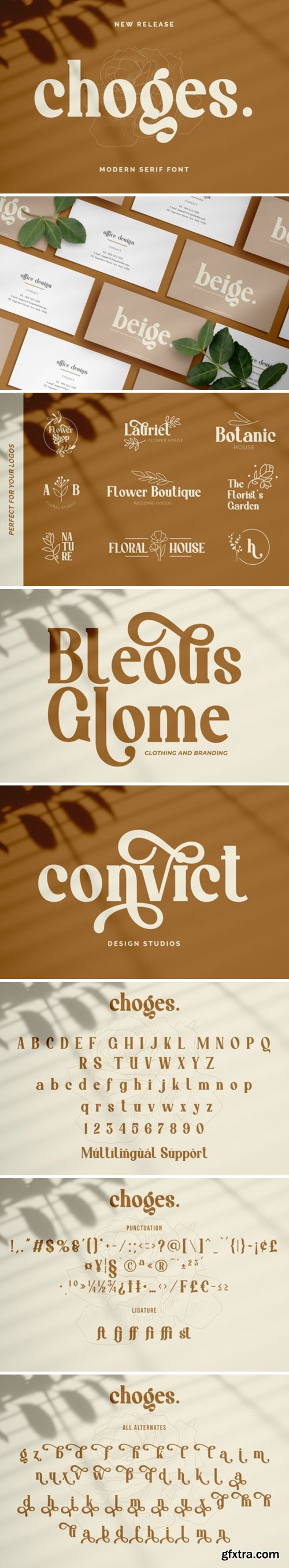 Choges Font