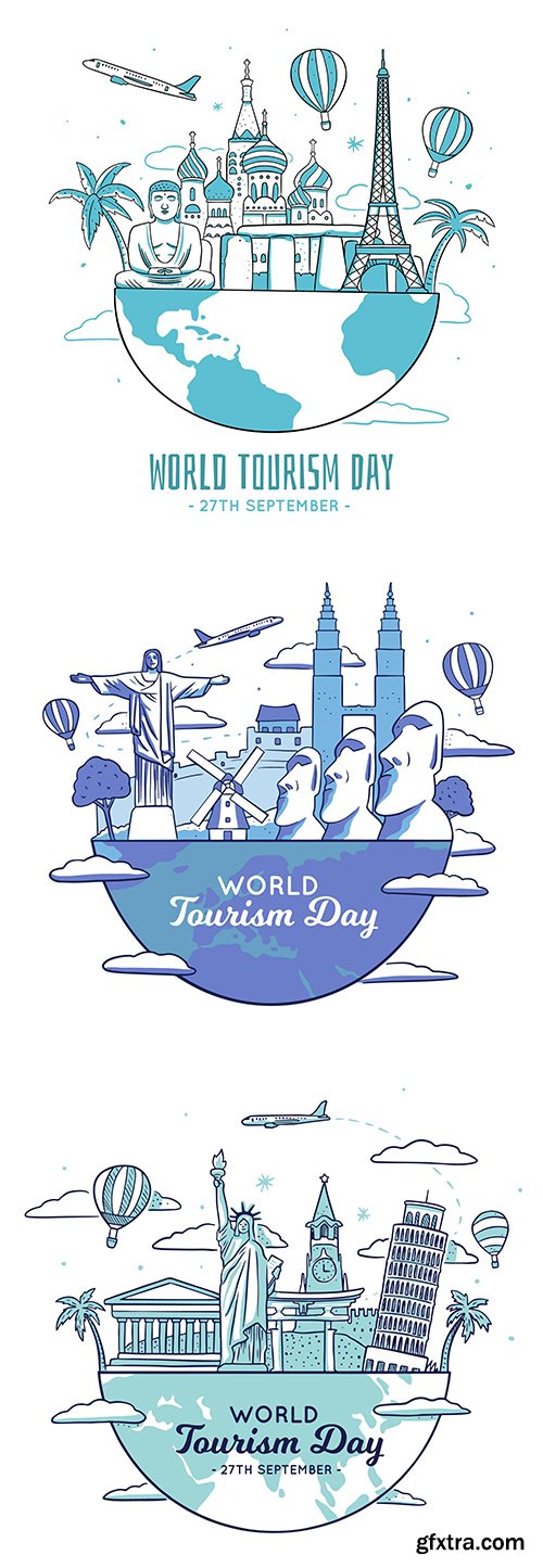 Tourism day illustration