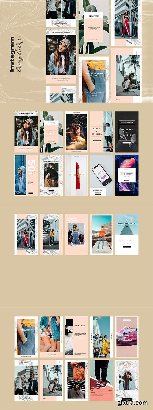 25 Instagram Stories Template