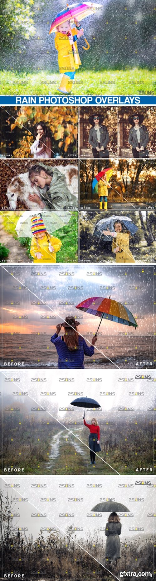 Rain Overlay & Photoshop Overlay 5023754