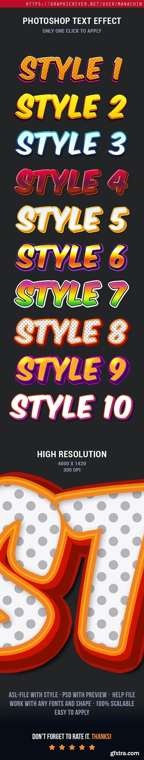 GraphicRiver - Cartoon One Click Text Effects 01 26654179