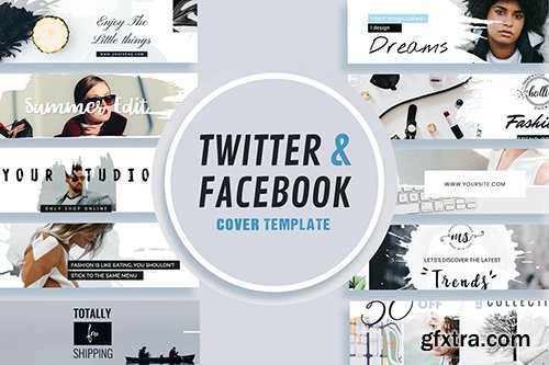 Facebook & Twitter Cover Templates Facebook & Twitter Cover Templates