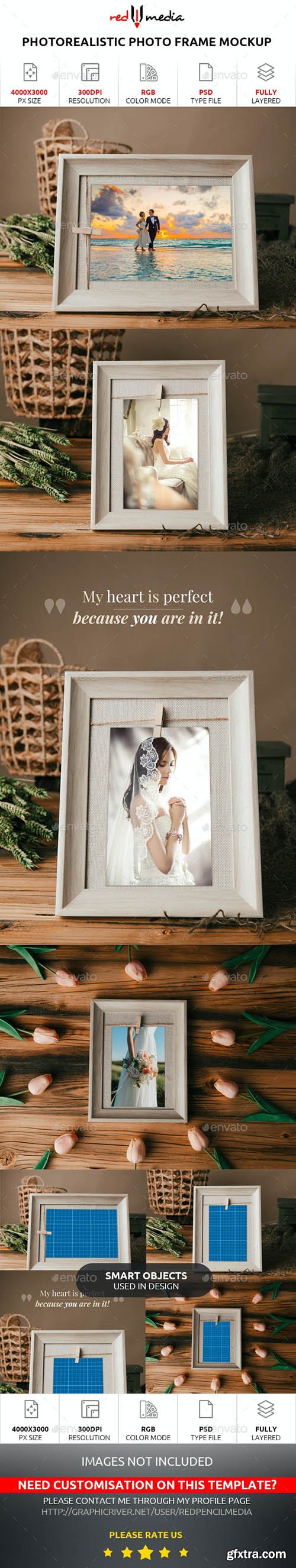 GraphicRiver - Photorealistic Photo Frame Mockup 28061571