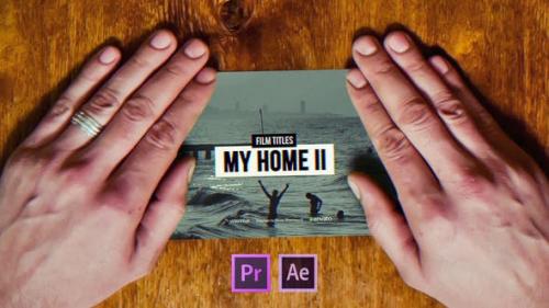 Videohive - Film Titles Slideshow | My Home II