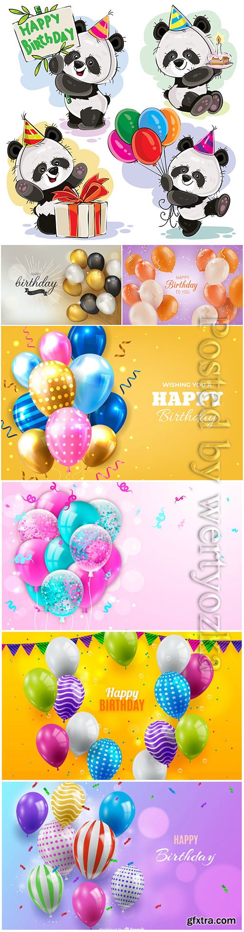Happy birthday vector illustration Happy birthday vector illustration