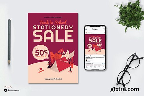 Back to School Stationery Sale - Flyer GR Back to School Stationery Sale - Flyer GR