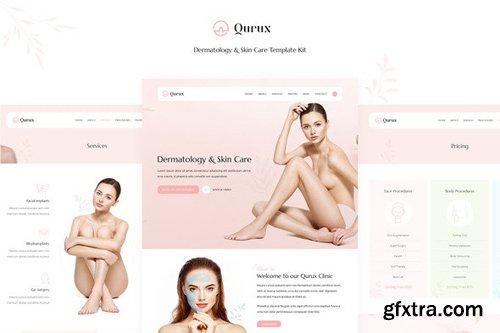 ThemeForest - Qurux v1.0 - Dermatology and Skin Care Template Kit - 27857689