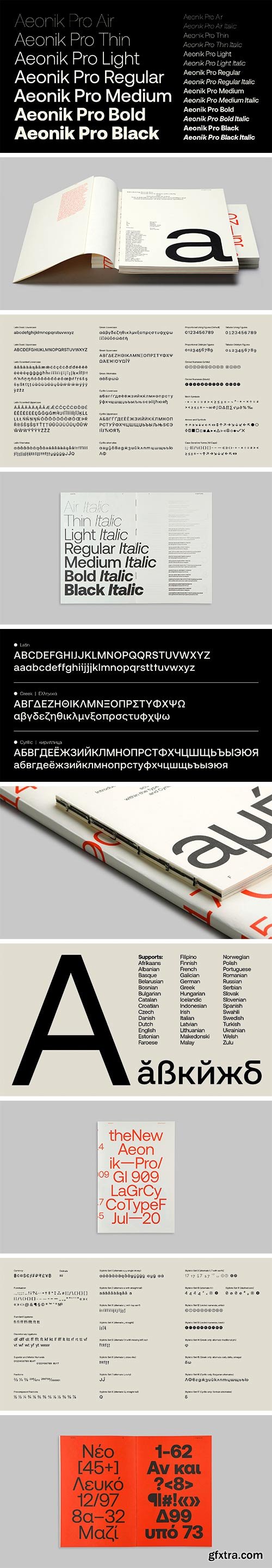 Aeonik Pro Font Family