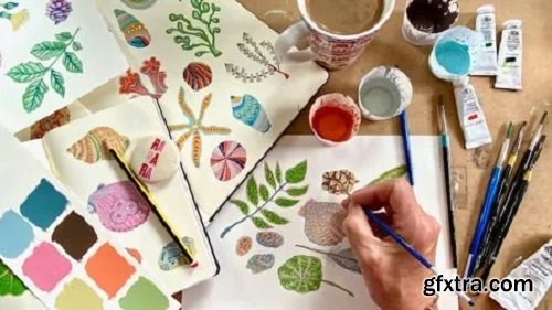Adventures in Gouache: Painting and Pattern Making Techniques
