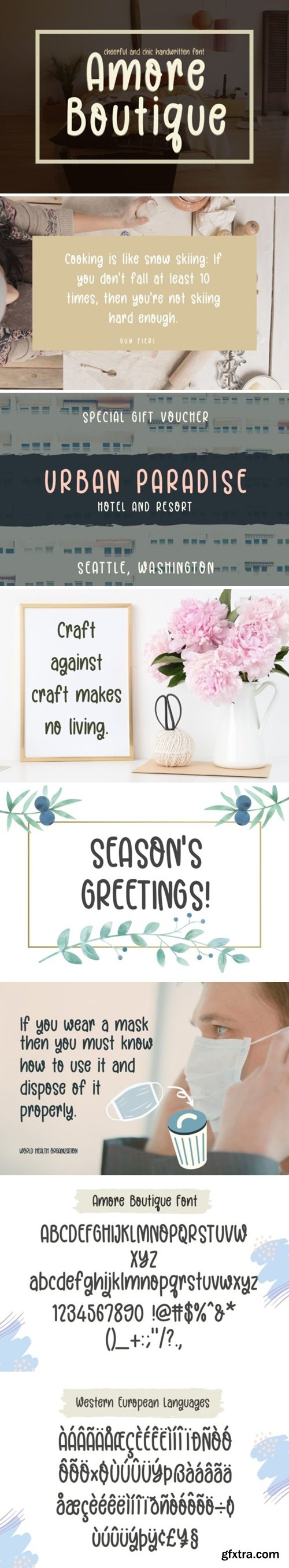 Amore Boutique Font