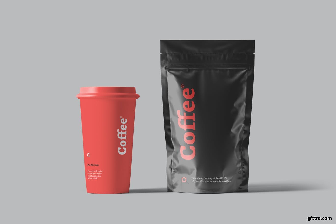 Coffee Pouch Packaging Mockups » GFxtra