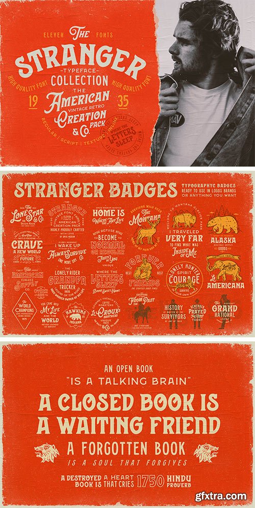 CM - Stranger Font Collection + Extras 3754815