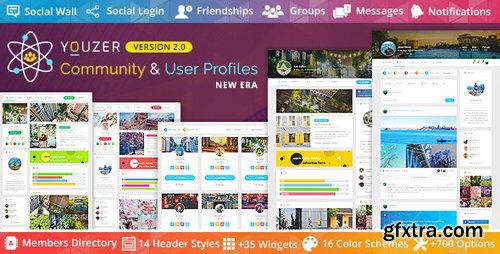 CodeCanyon - Youzer v2.5.8 - Buddypress Community & Wordpress User Profile Plugin - 19716647 + Add-Ons - NULLED CodeCanyon - Youzer v2.5.8 - Buddypress Community & Wordpress User Profile Plugin - 19716647 + Add-Ons - NULLED